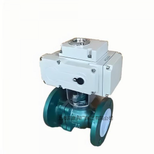 電動球閥Q941F46-16C  DN80強腐蝕性介質管路