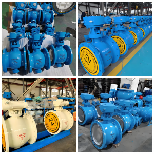 PQ340X-10Q，DN100，PN10手動偏心半球閥